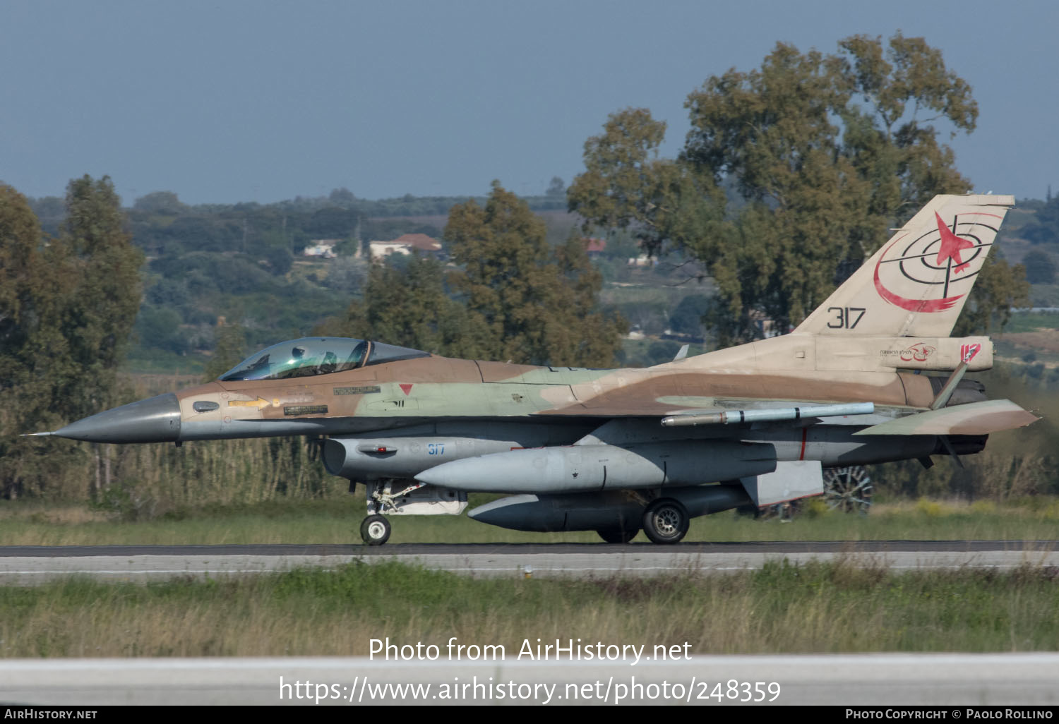 Aircraft Photo of 317 | General Dynamics F-16C Barak | Israel - Air Force | AirHistory.net #248359