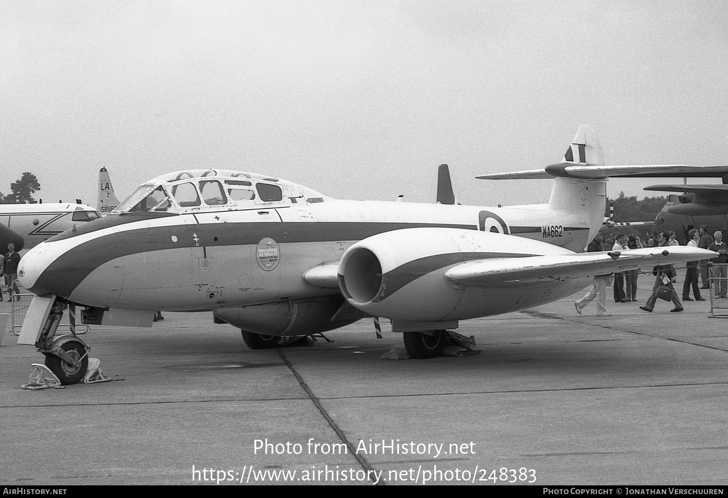 Aircraft Photo of WA662 | Gloster Meteor T7 | UK - Air Force | AirHistory.net #248383