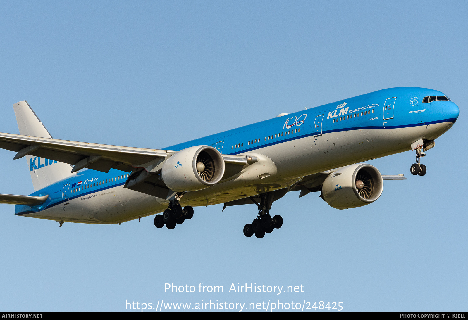 Aircraft Photo of PH-BVF | Boeing 777-306/ER | KLM - Royal Dutch Airlines | AirHistory.net #248425