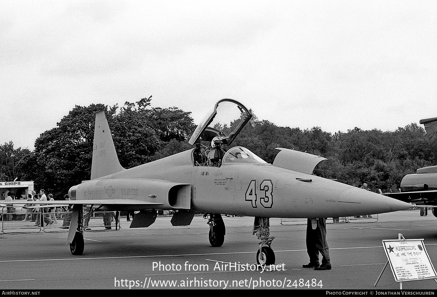 Aircraft Photo of 74-1543 / 01543 | Northrop F-5E Tiger II | USA - Air Force | AirHistory.net #248484