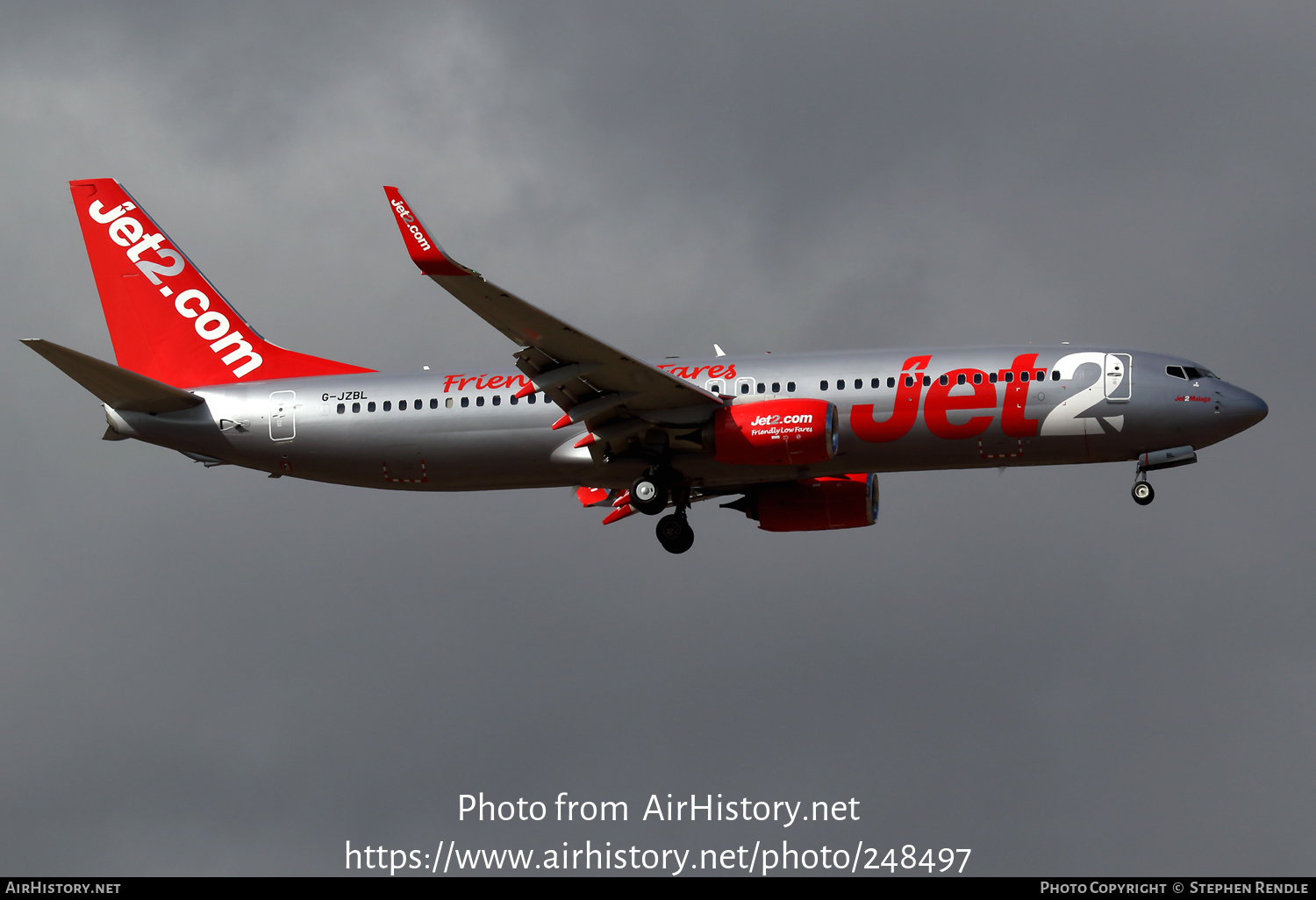 Aircraft Photo of G-JZBL | Boeing 737-800 | Jet2 | AirHistory.net #248497