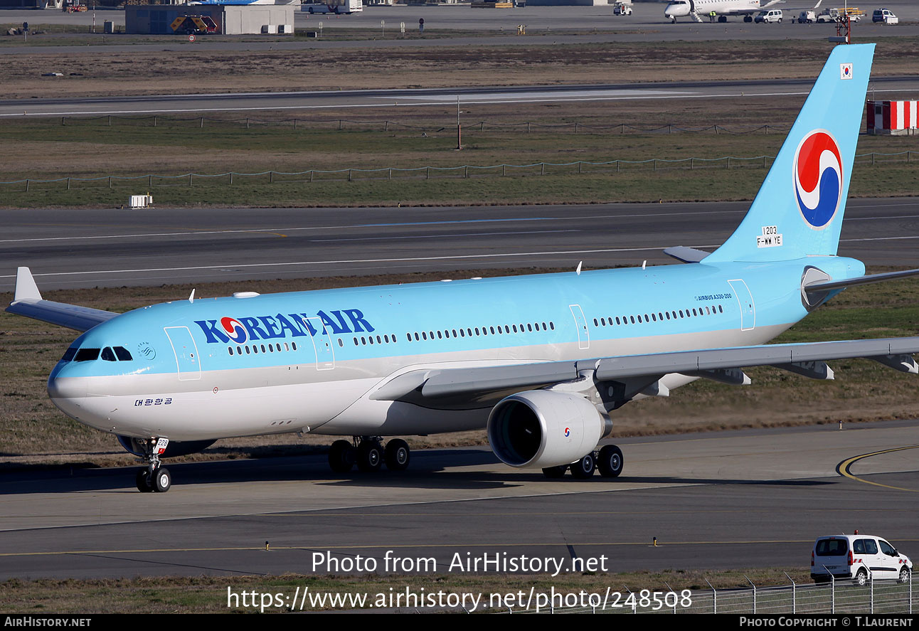 Aircraft Photo of F-WWYE | Airbus A330-223 | Korean Air | AirHistory.net #248508