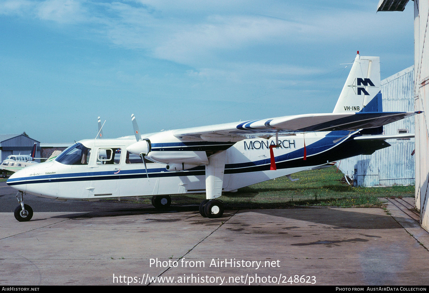 Aircraft Photo of VH-INB | Britten-Norman BN-2B-21 Islander | Monarch Air | AirHistory.net #248623