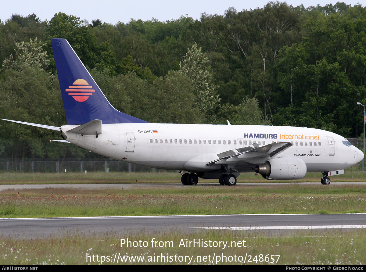 Aircraft Photo of D-AHID | Boeing 737-73S | Hamburg International | AirHistory.net #248657