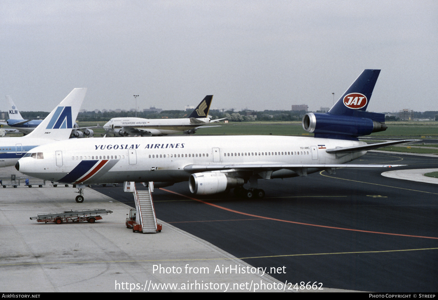 Aircraft Photo of YU-AMC | McDonnell Douglas DC-10-30 | JAT Yugoslav Airlines - Jugoslovenski Aerotransport | AirHistory.net #248662