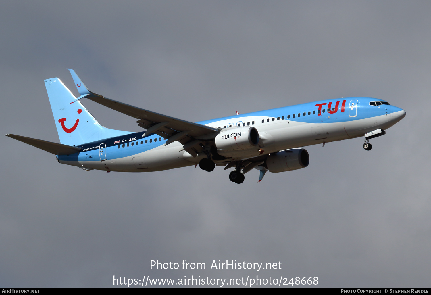 Aircraft Photo of G-TAWC | Boeing 737-8K5 | TUI | AirHistory.net #248668