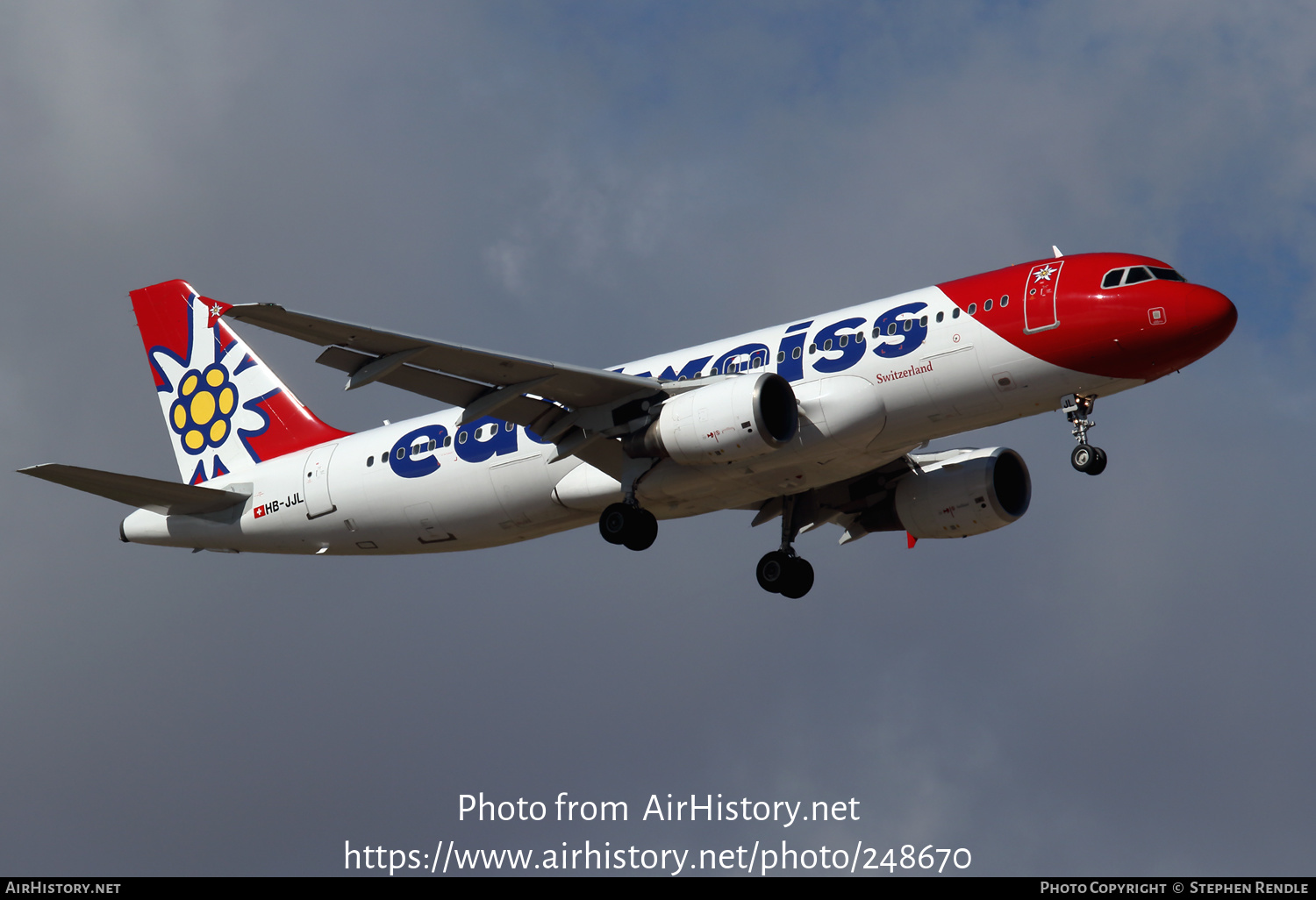 Aircraft Photo of HB-JJL | Airbus A320-214 | Edelweiss Air | AirHistory.net #248670