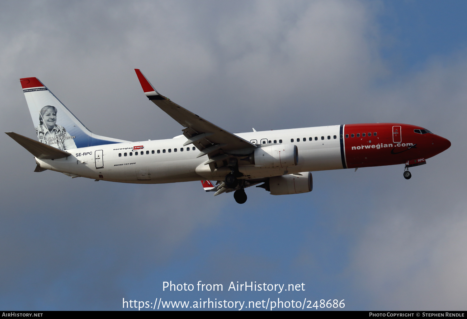 Aircraft Photo of SE-RPC | Boeing 737-800 | Norwegian | AirHistory.net #248686