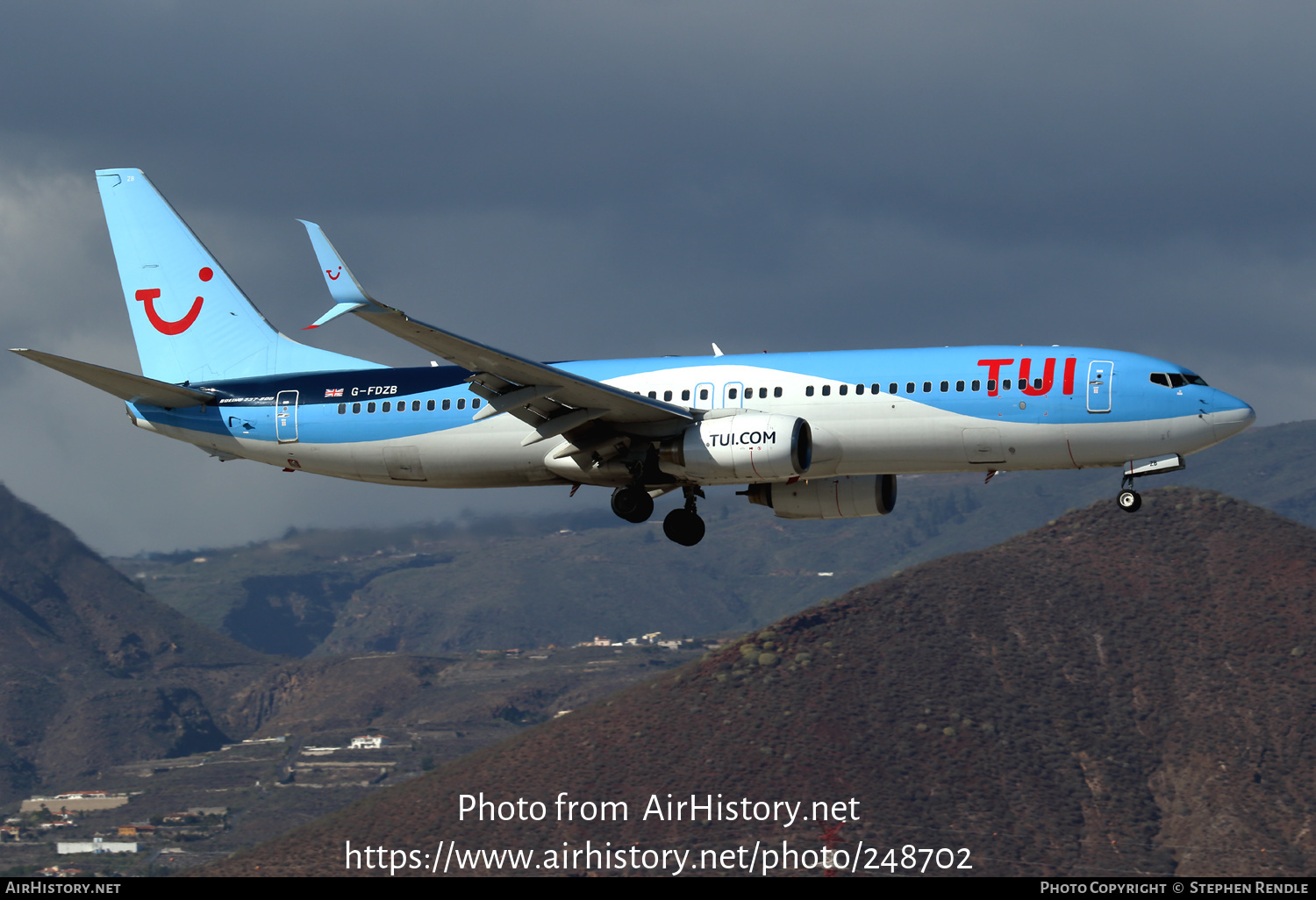 Aircraft Photo of G-FDZB | Boeing 737-8K5 | TUI | AirHistory.net #248702