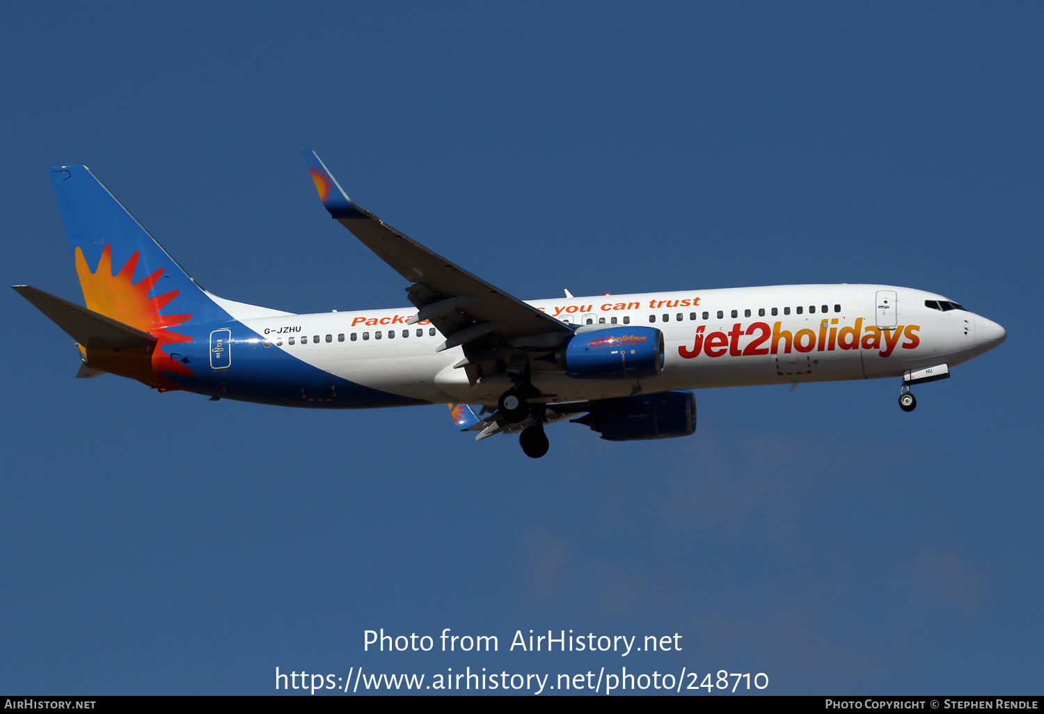 Aircraft Photo of G-JZHU | Boeing 737-800 | Jet2 Holidays | AirHistory.net #248710