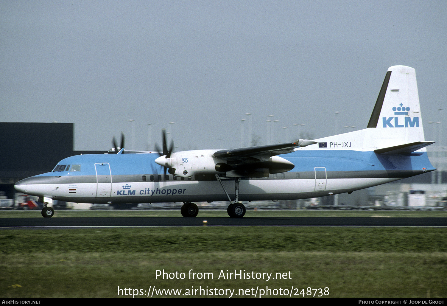 Aircraft Photo of PH-JXJ | Fokker 50 | KLM Cityhopper | AirHistory.net #248738