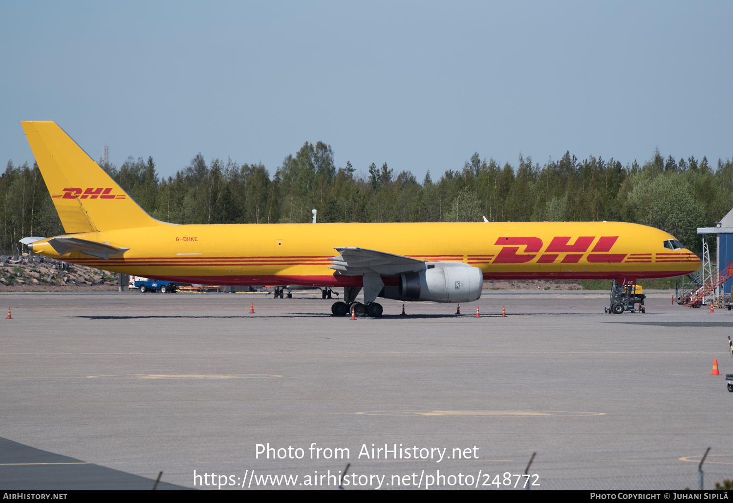 Aircraft Photo of G-DHKE | Boeing 757-23N(PCF) | DHL International | AirHistory.net #248772