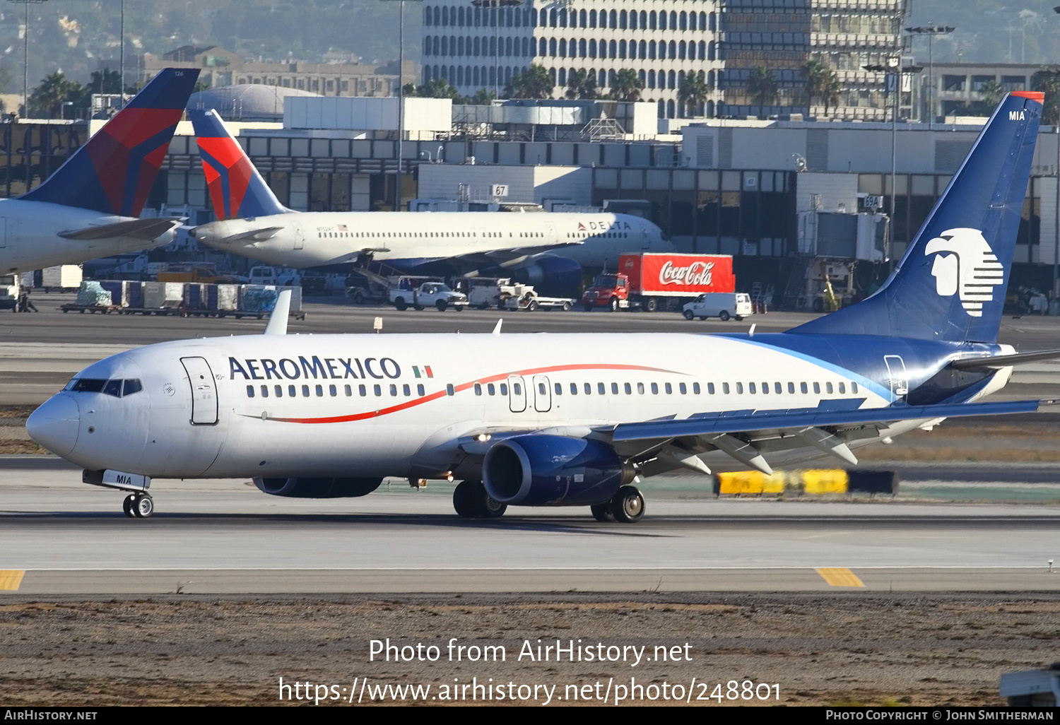 Aircraft Photo of XA-MIA | Boeing 737-852 | AeroMéxico | AirHistory.net #248801