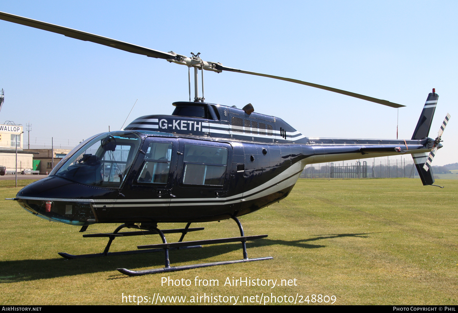 Aircraft Photo of G-KETH | Bell AB-206B JetRanger II | AirHistory.net #248809