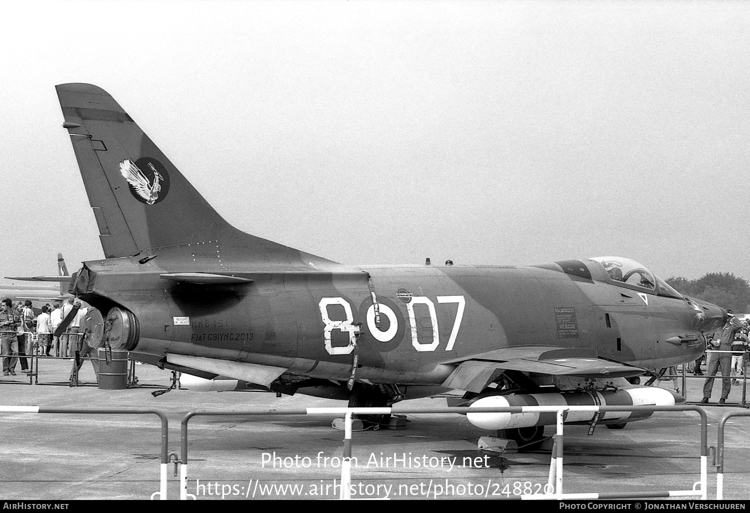 Aircraft Photo of MM6451 | Fiat G-91Y | Italy - Air Force | AirHistory.net #248820