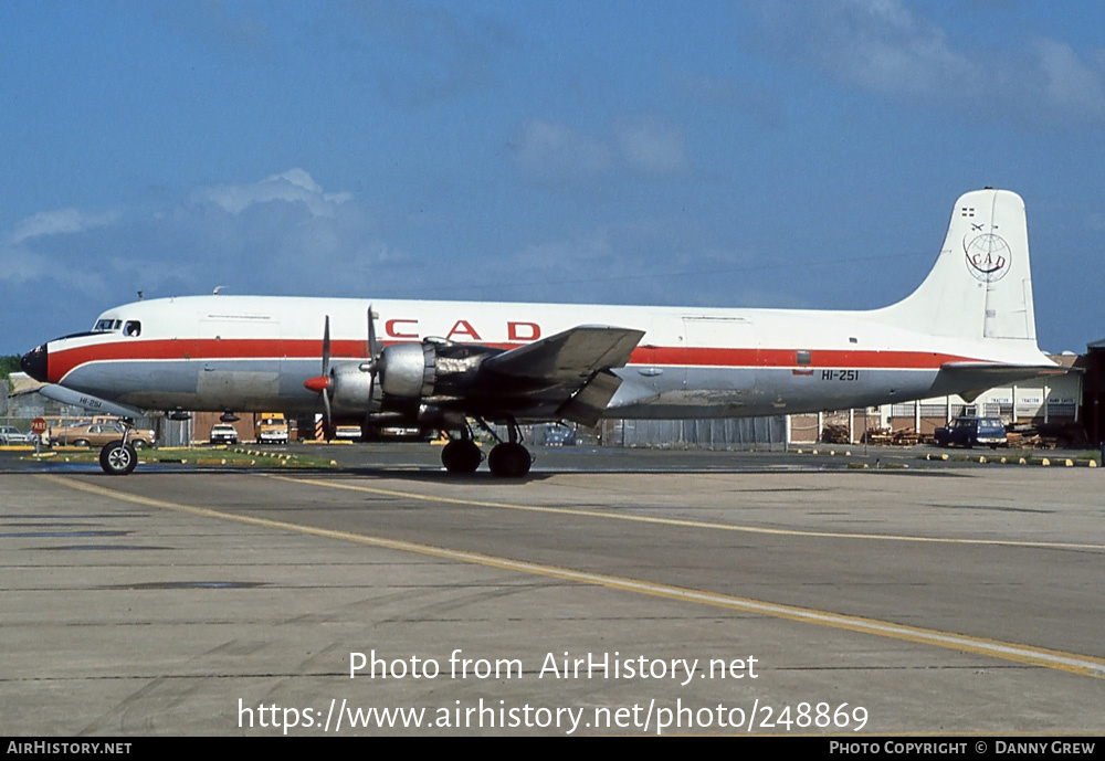 Aircraft Photo of HI-251 | Douglas DC-6A | CAD - Carga Aérea Dominicana | AirHistory.net #248869