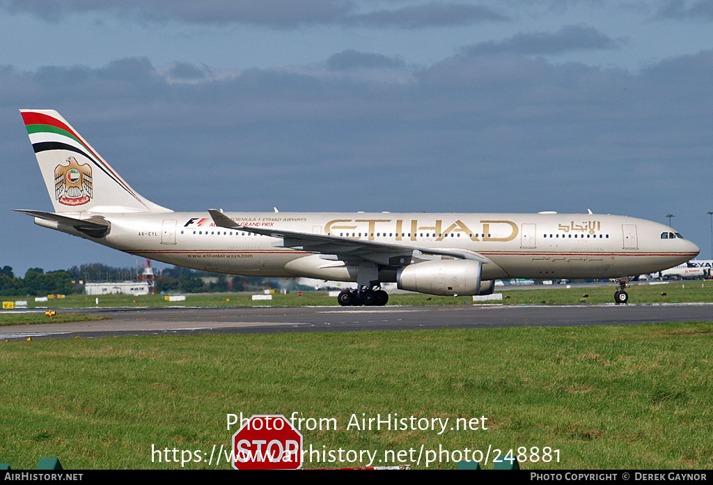 Aircraft Photo of A6-EYL | Airbus A330-243 | Etihad Airways | AirHistory.net #248881