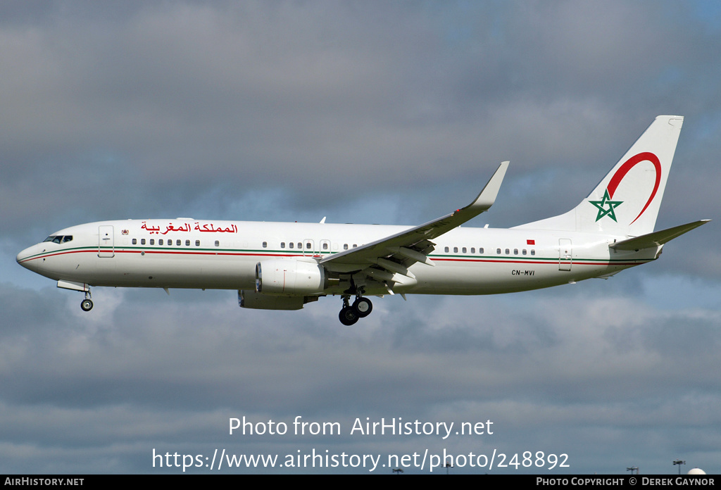 Aircraft Photo of CN-MVI | Boeing 737-8KB BBJ2 | Kingdom of Morocco | AirHistory.net #248892