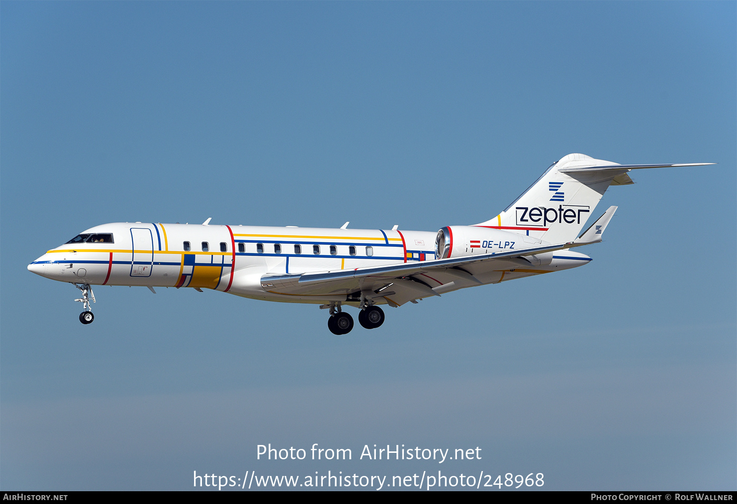 Aircraft Photo of OE-LPZ | Bombardier Global 5000 (BD-700-1A11) | Zepter International | AirHistory.net #248968