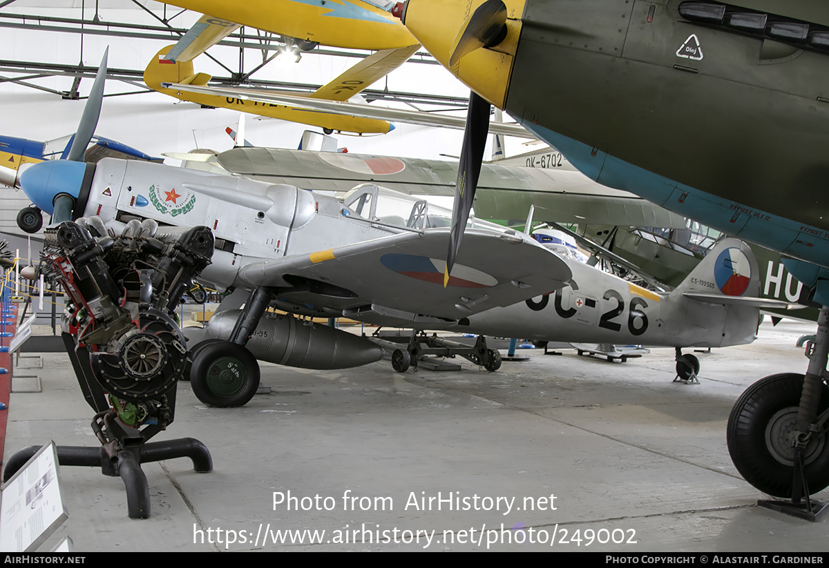 Aircraft Photo of UC-26 | Messerschmitt Bf-109G-12 (Avia CS-199) | Czechoslovakia - Air Force | AirHistory.net #249002