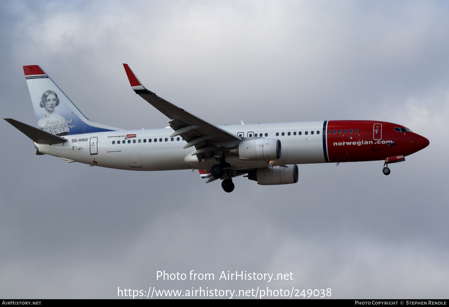 Aircraft Photo of SE-RRG | Boeing 737-8JP | AirHistory.net #249038