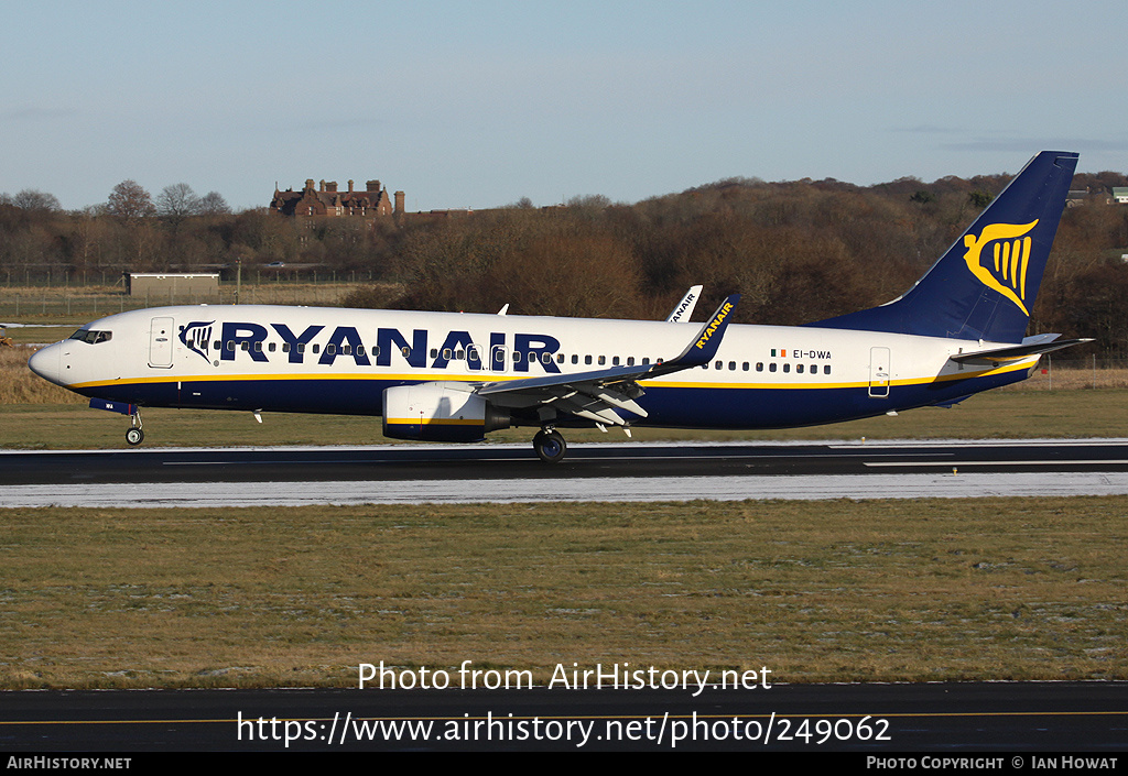 Aircraft Photo of EI-DWA | Boeing 737-8AS | Ryanair | AirHistory.net #249062