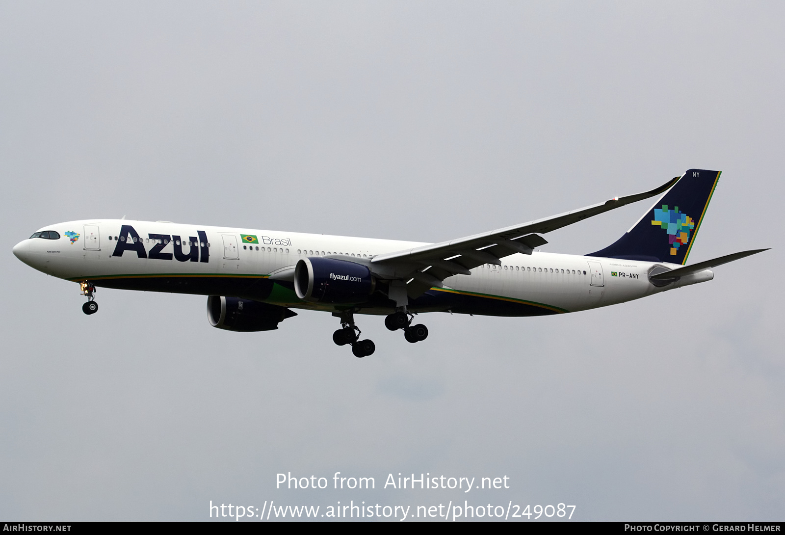 Aircraft Photo of PR-ANY | Airbus A330-941N | Azul Linhas Aéreas Brasileiras | AirHistory.net #249087