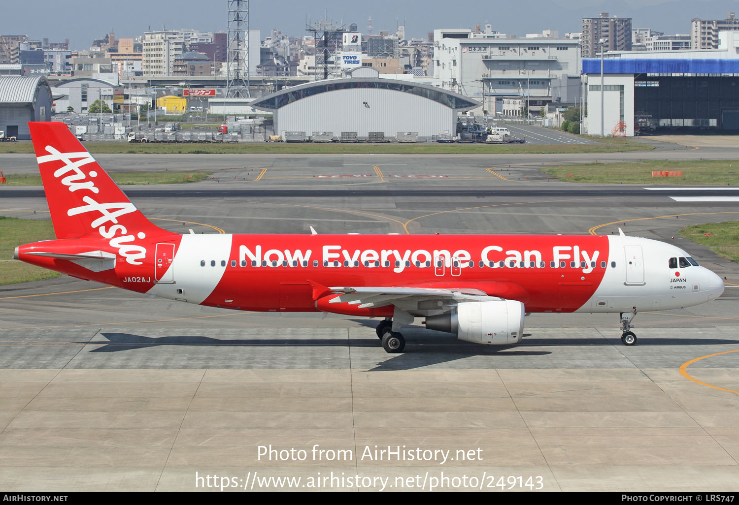 Aircraft Photo of JA02AJ | Airbus A320-216 | AirAsia | AirHistory.net #249143