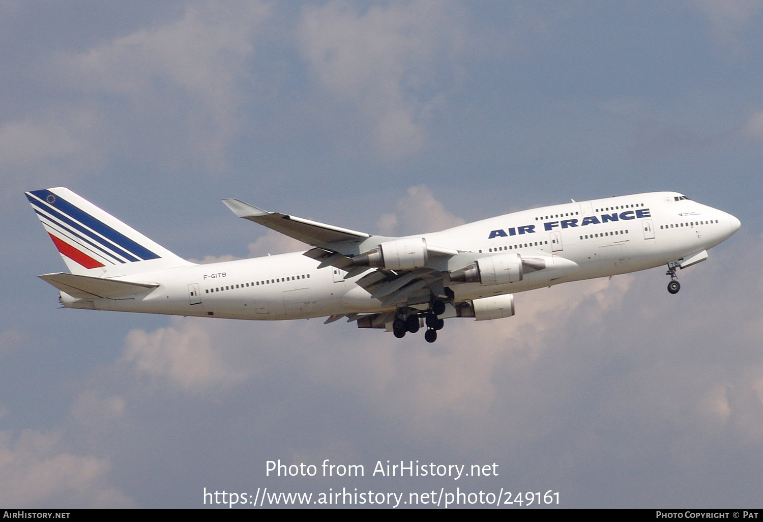 Aircraft Photo of F-GITB | Boeing 747-428 | Air France | AirHistory.net #249161