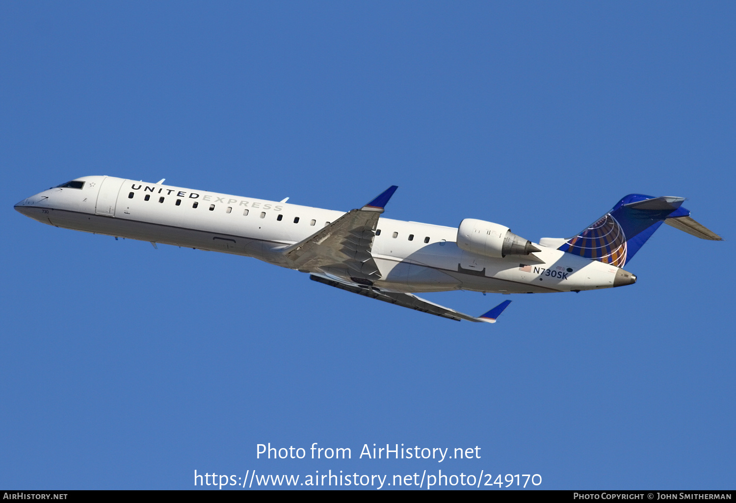 Aircraft Photo of N730SK | Bombardier CRJ-700 NG (CL-600-2C10) | United Express | AirHistory.net #249170