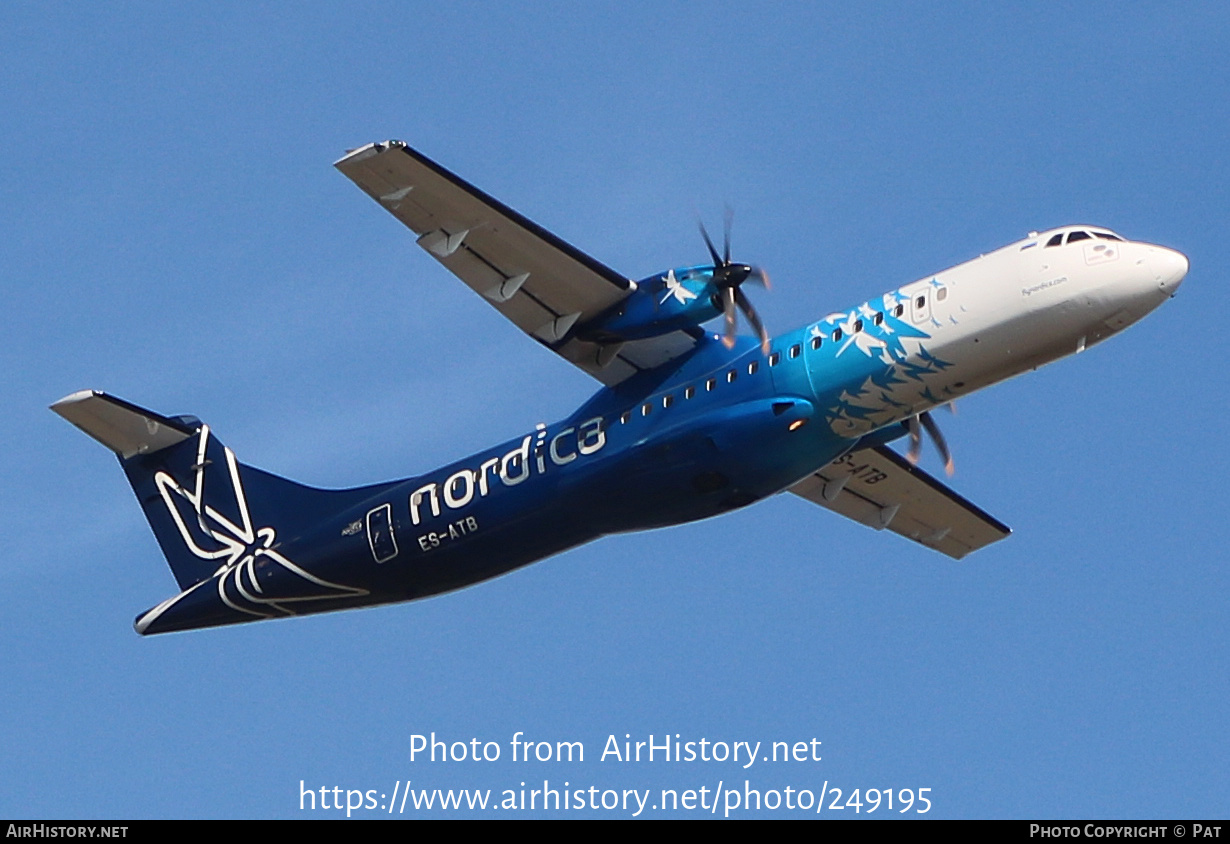 Aircraft Photo of ES-ATB | ATR ATR-72-600 (ATR-72-212A) | Nordica | AirHistory.net #249195