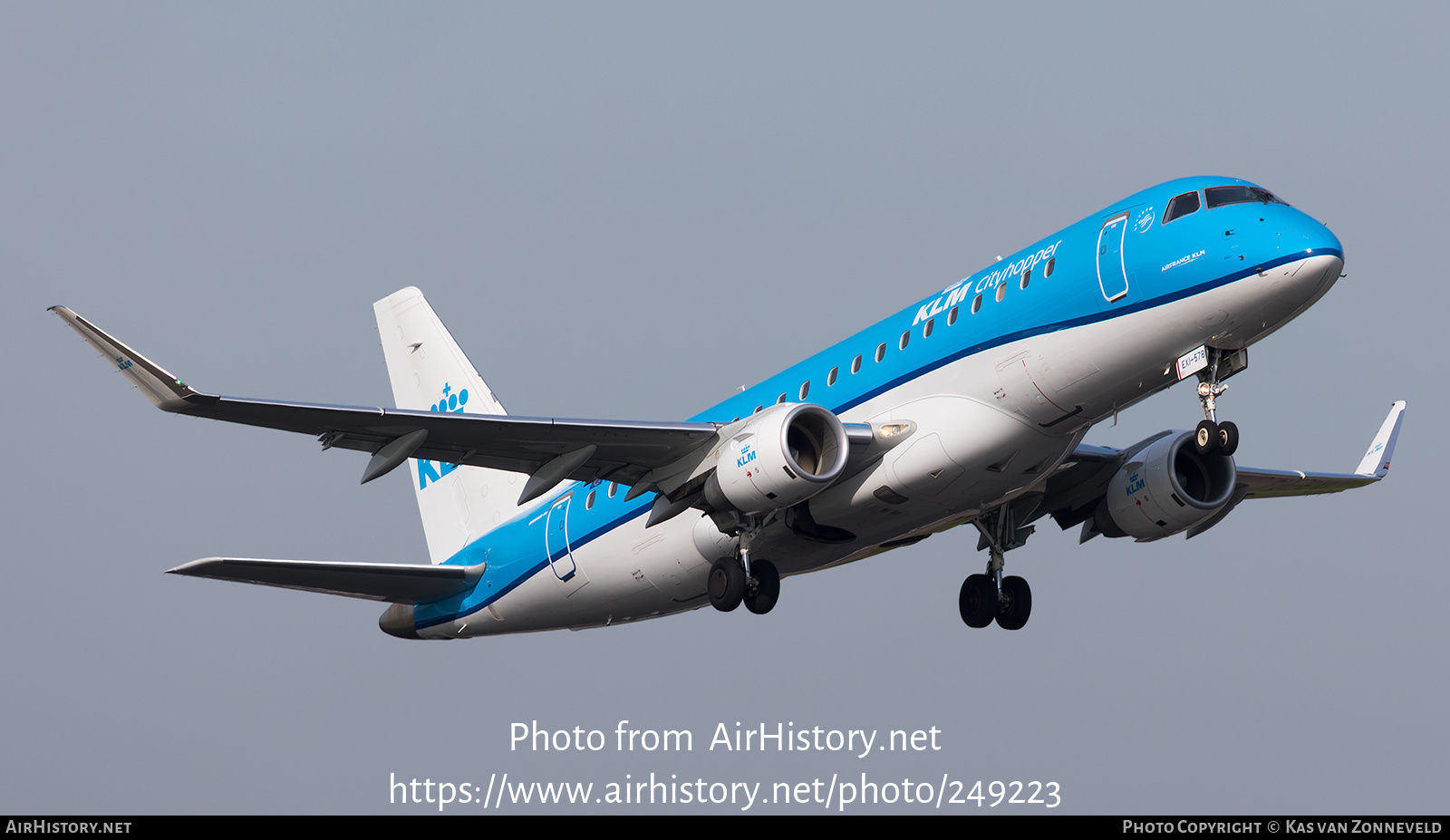 Aircraft Photo of PH-EXJ | Embraer 175STD (ERJ-170-200STD) | KLM Cityhopper | AirHistory.net #249223