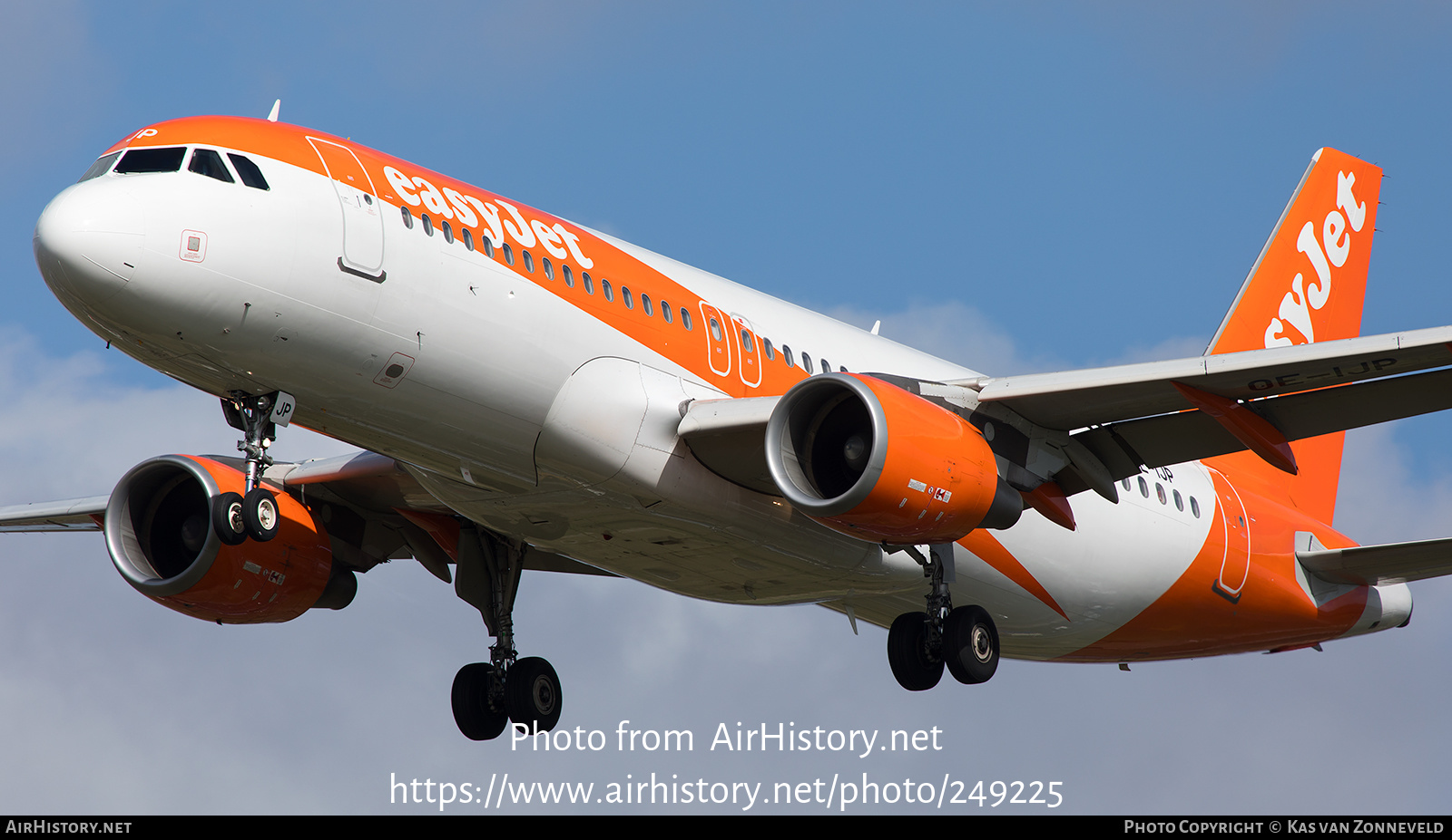 Aircraft Photo of OE-IJP | Airbus A320-214 | EasyJet | AirHistory.net #249225