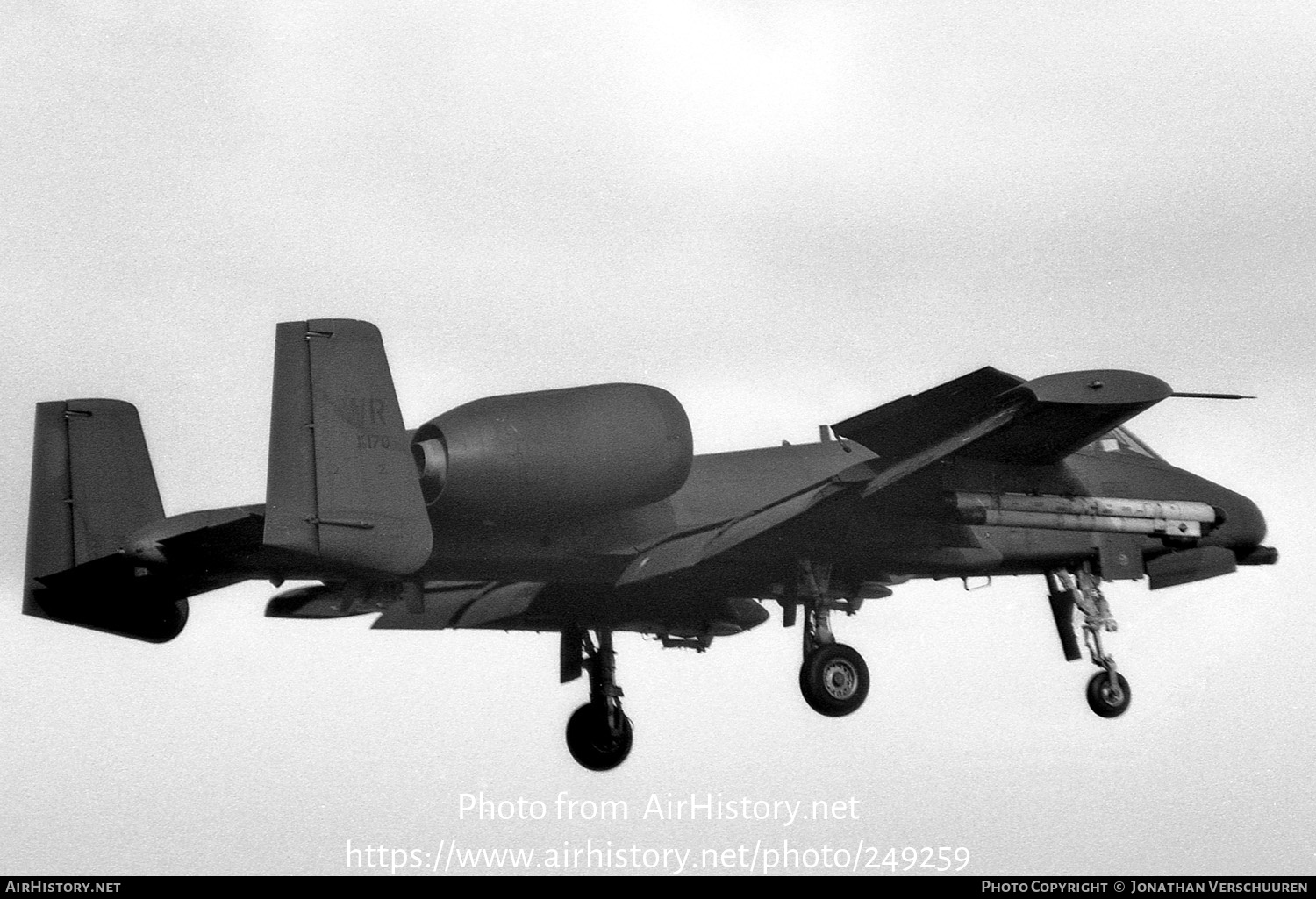 Aircraft Photo of 80-0170 / AF80-170 | Fairchild A-10A Thunderbolt II | USA - Air Force | AirHistory.net #249259