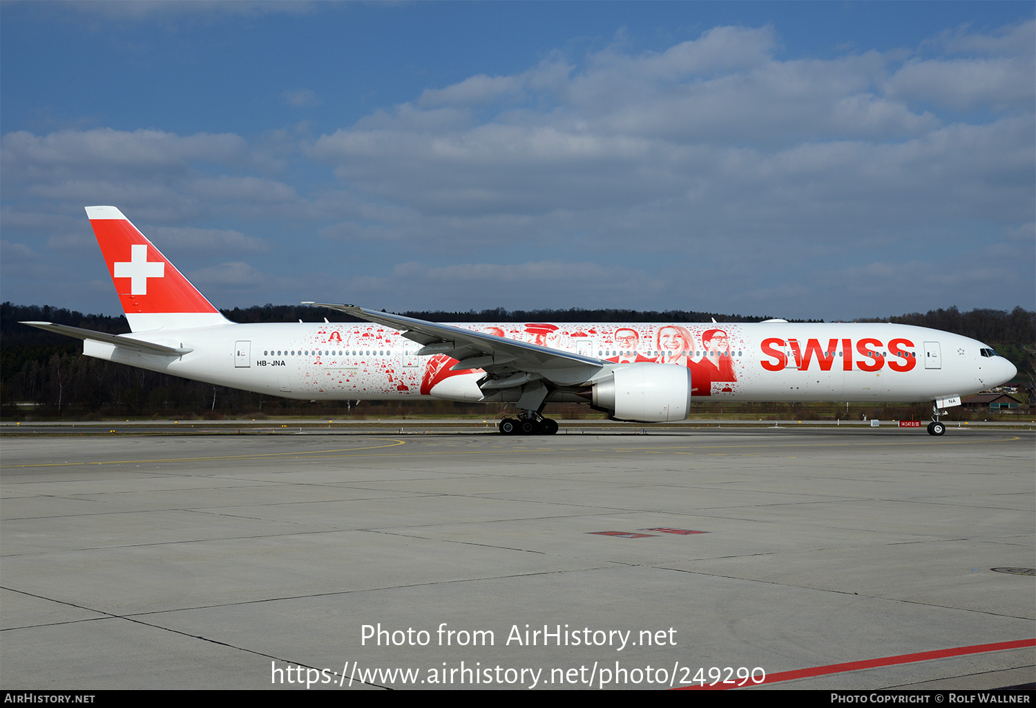 Aircraft Photo of HB-JNA | Boeing 777-3DE/ER | Swiss International Air Lines | AirHistory.net #249290