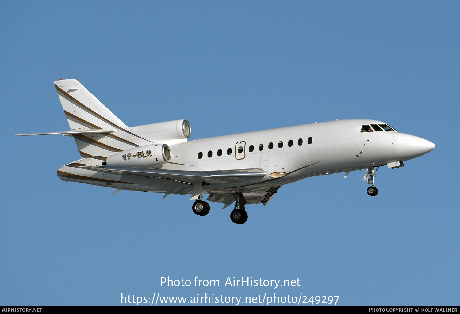 Aircraft Photo of VP-BLM | Dassault Falcon 900B | AirHistory.net #249297