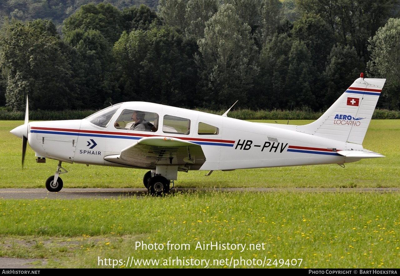 Aircraft Photo of HB-PHV | Piper PA-28-161 Warrior II | Aero Locarno | AirHistory.net #249407