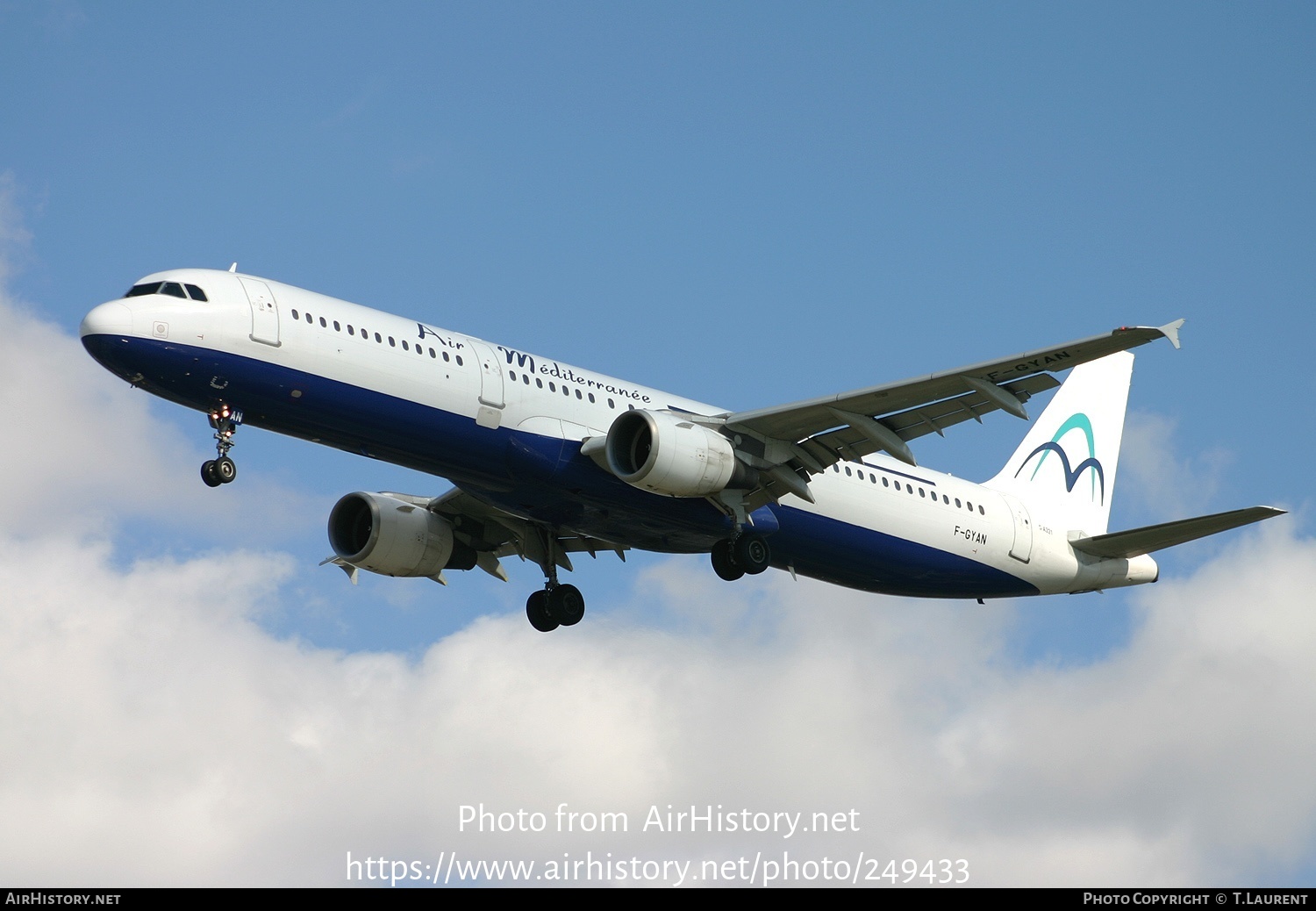 Aircraft Photo of F-GYAN | Airbus A321-111 | Air Méditerranée | AirHistory.net #249433