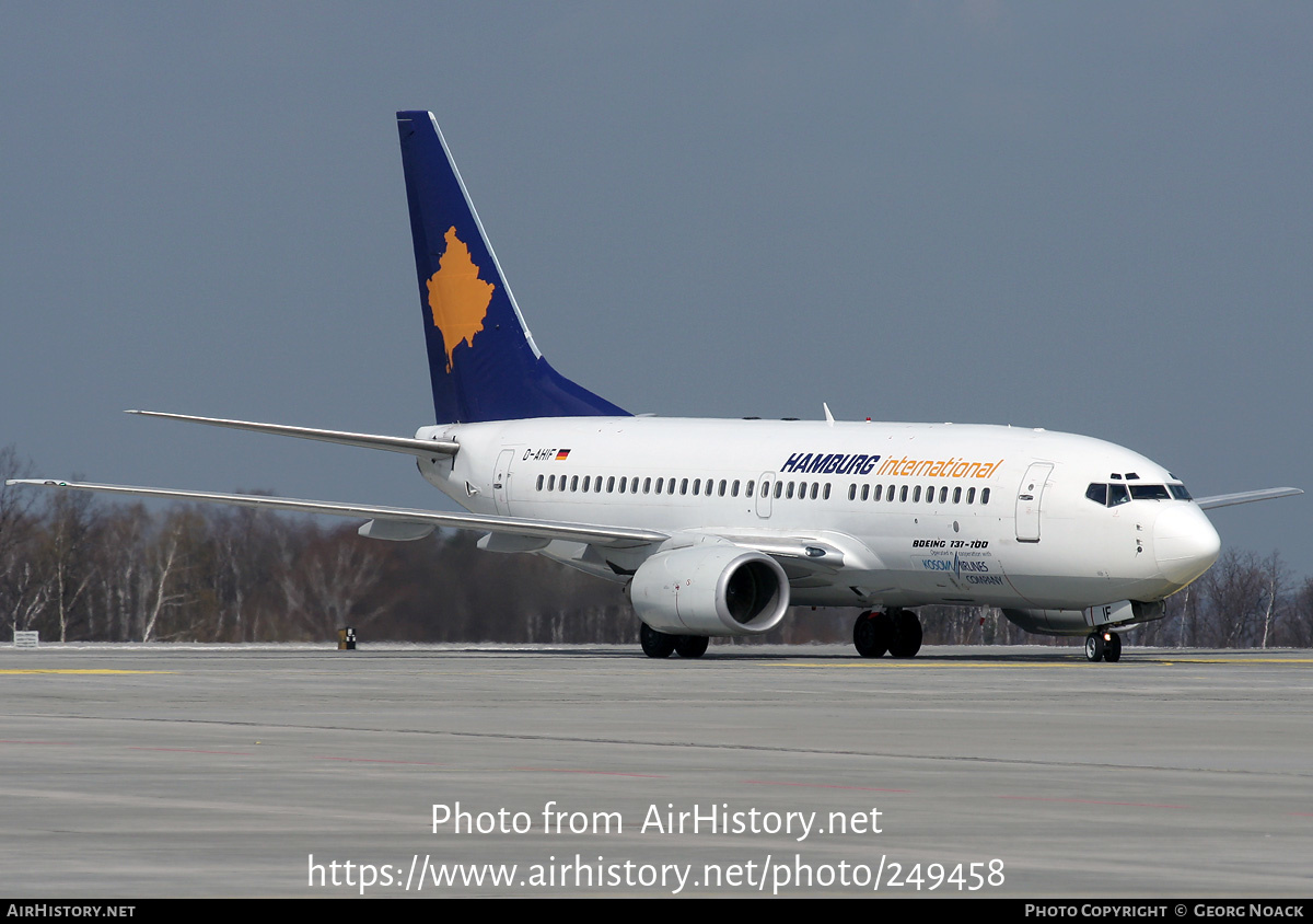 Aircraft Photo of D-AHIF | Boeing 737-73S | Hamburg International | AirHistory.net #249458