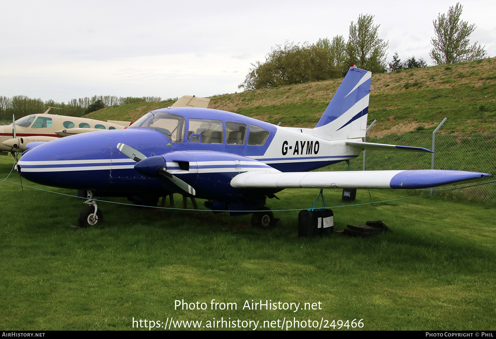 Aircraft Photo of G-AYMO | Piper PA-23-250 Turbo Aztec C | AirHistory.net #249466