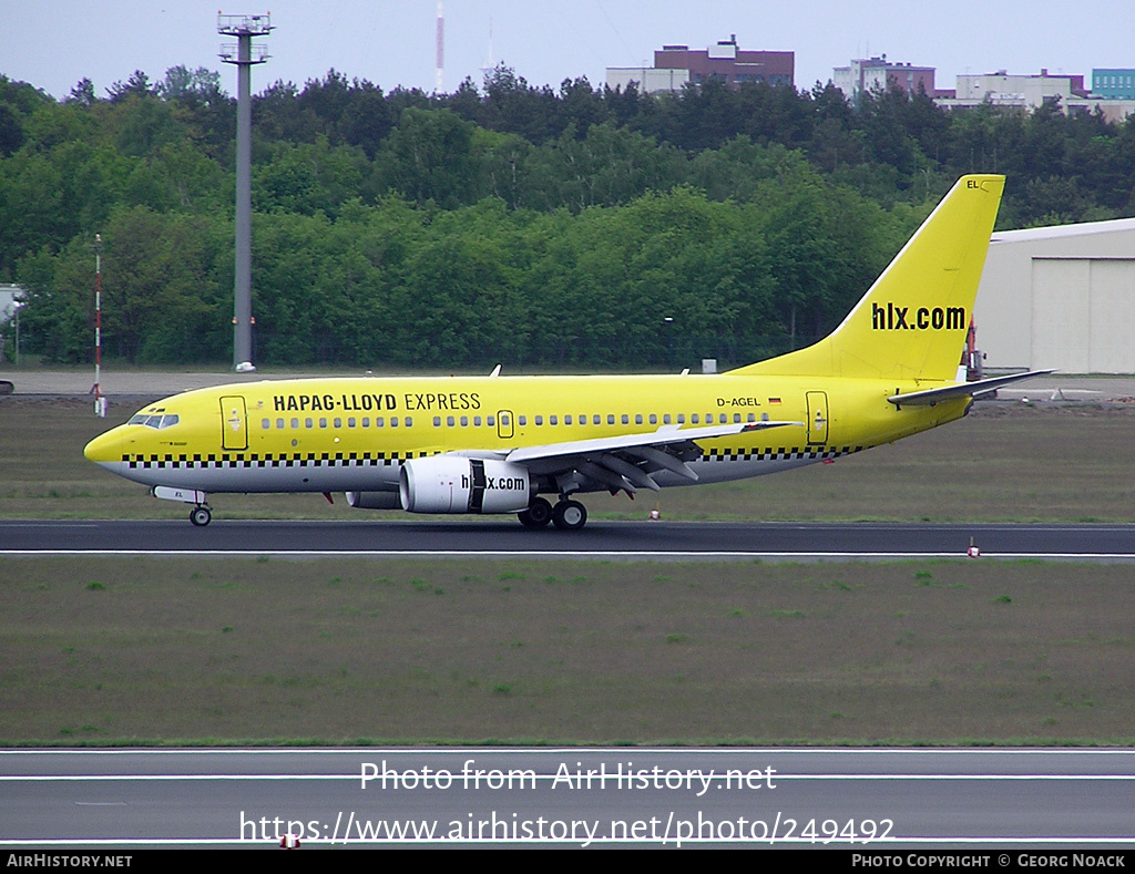 Aircraft Photo of D-AGEL | Boeing 737-75B | Hapag-Lloyd Express | AirHistory.net #249492