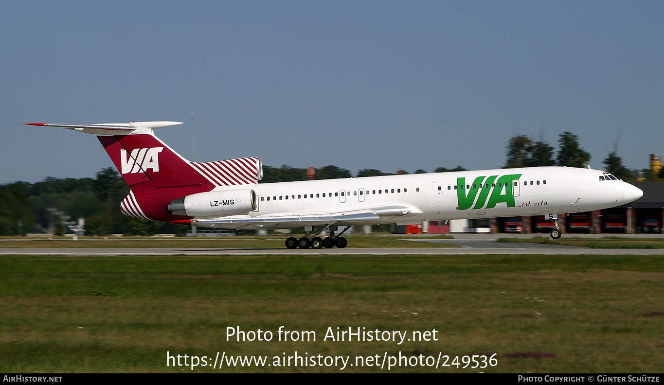 Aircraft Photo of LZ-MIS | Tupolev Tu-154M | VIA - Air VIA Bulgarian Airways | AirHistory.net #249536