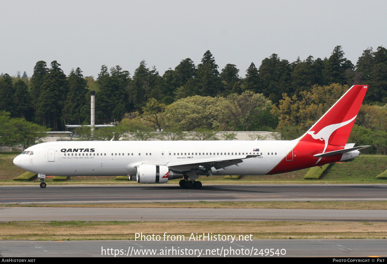 Aircraft Photo of VH-OGS | Boeing 767-338/ER | Qantas | AirHistory.net #249540