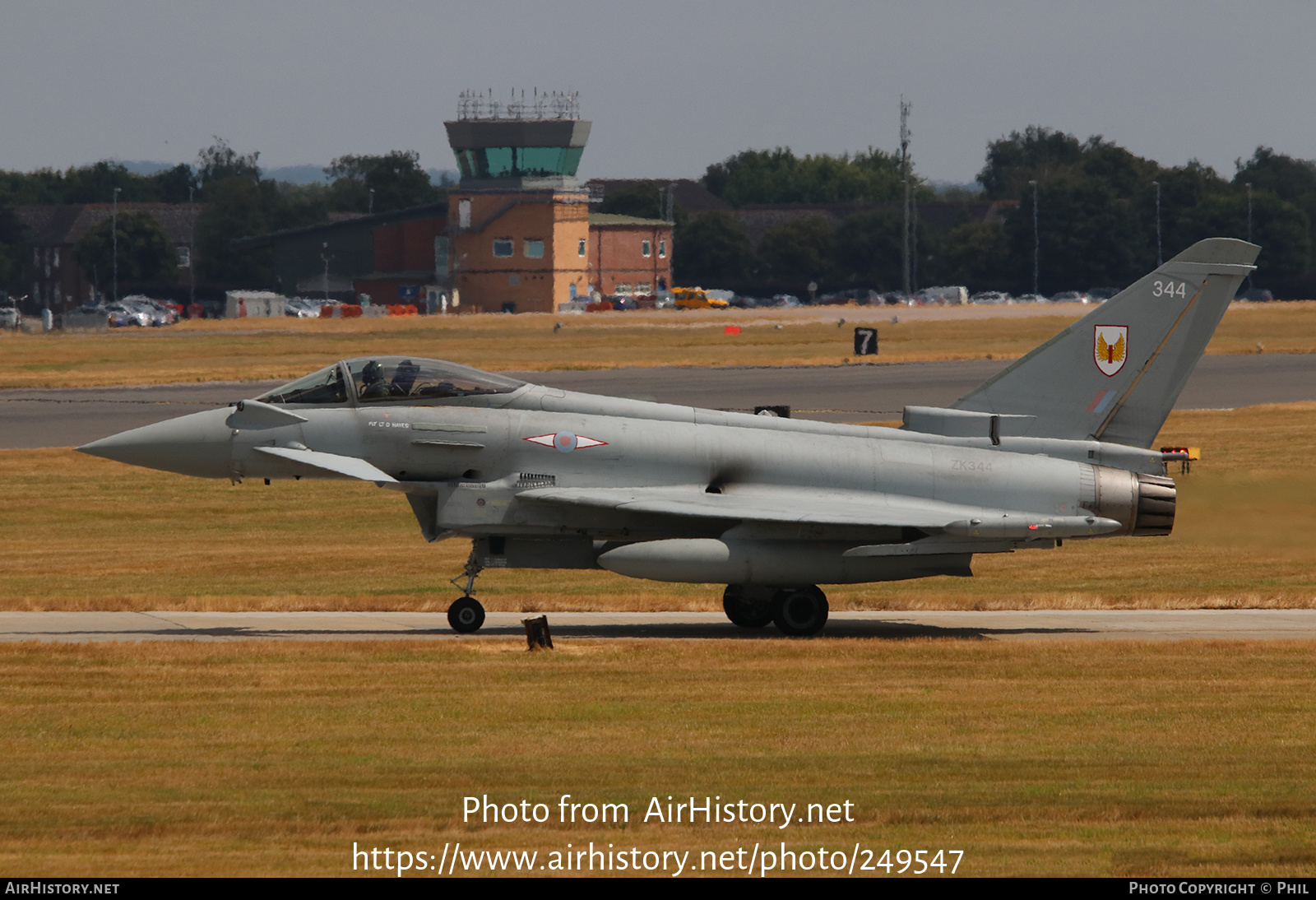 Aircraft Photo of ZK344 | Eurofighter EF-2000 Typhoon FGR4 | UK - Air Force | AirHistory.net #249547