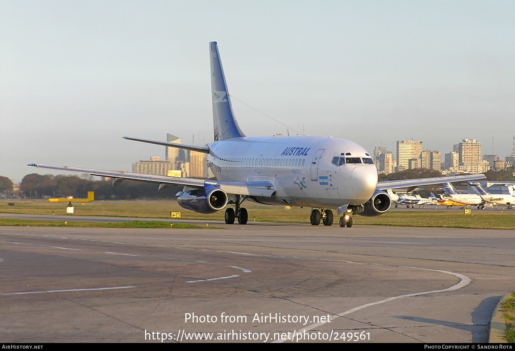 Aircraft Photo of LV-ZYG | Boeing 737-236/Adv | Aerolíneas Argentinas | AirHistory.net #249561