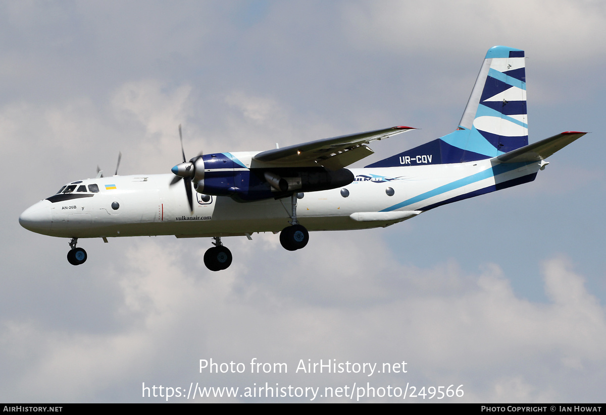 Aircraft Photo of UR-CQV | Antonov An-26B | Vulkan Air | AirHistory.net #249566