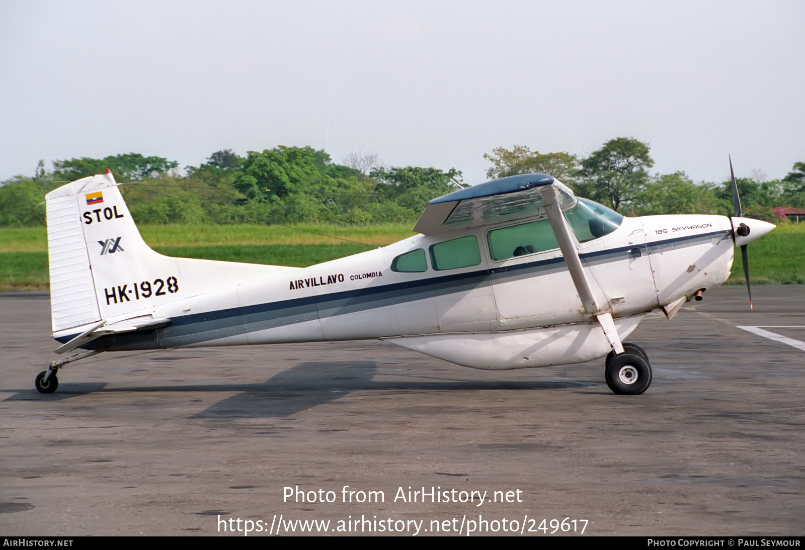 Aircraft Photo of HK-1928 | Cessna A185F Skywagon STOL | Airvillavo | AirHistory.net #249617