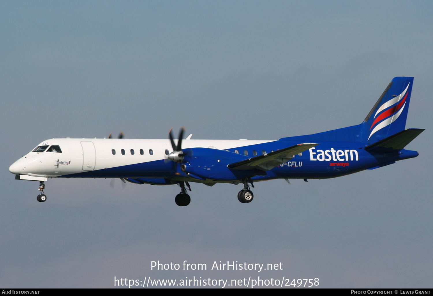 Aircraft Photo of G-CFLU | Saab 2000 | Eastern Airways | AirHistory.net #249758