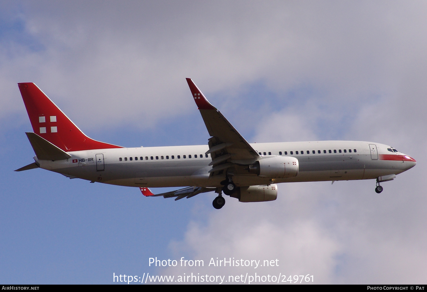 Aircraft Photo of HB-IIR | Boeing 737-86Q | PrivatAir | AirHistory.net #249761