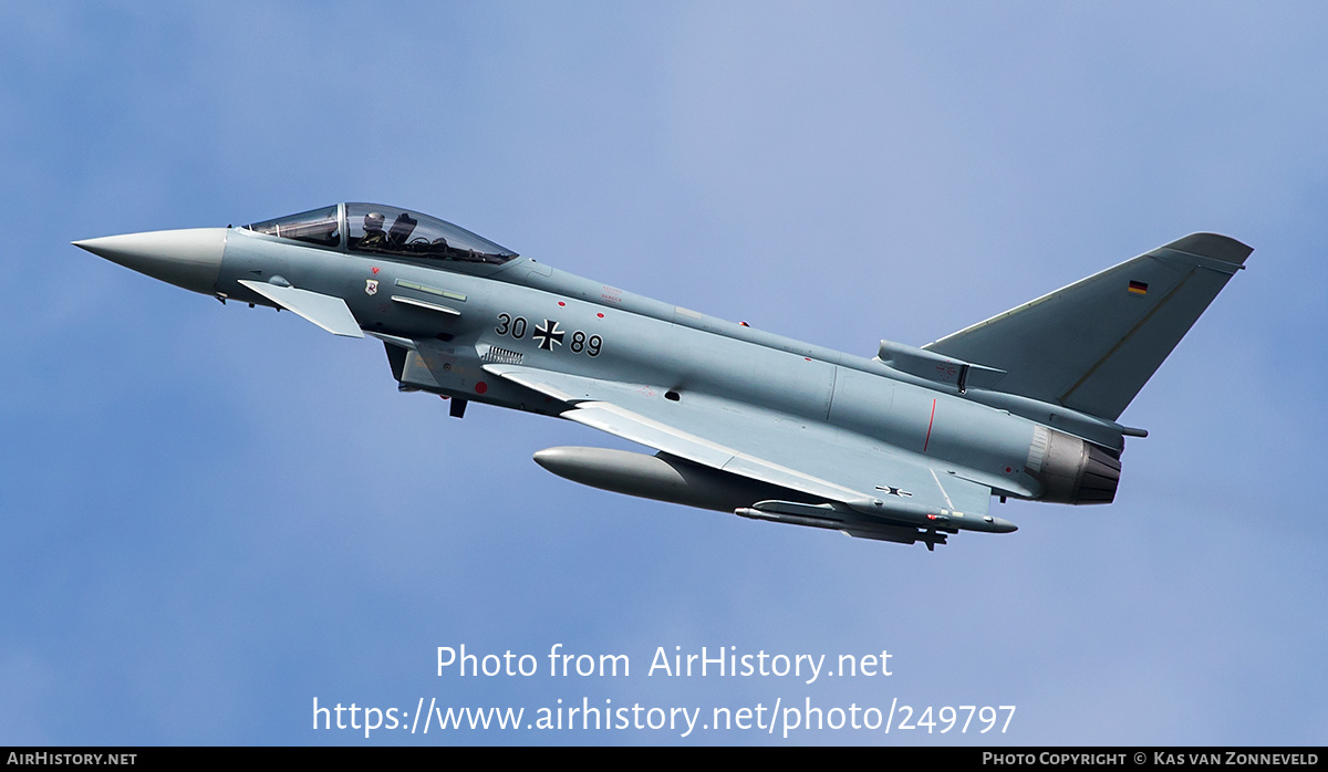 Aircraft Photo of 3089 | Eurofighter EF-2000 Typhoon S | Germany - Air Force | AirHistory.net #249797